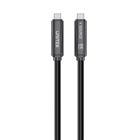 UNITEK C14178A | USB-C to C Fibre Optic Cable - 8K, 10Gbps, 60W PD