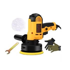 700W 5-Inch 125mm Car Buffer & Polisher Machine with Gloves, Spanner & Pad