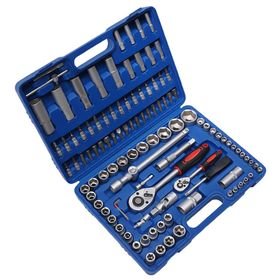 108-Piece Socket Wrench And Metric Tool Set