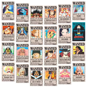 One Piece Anime Wall Art Poster Set of 24