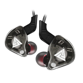 QKZ AK6 – HD – In-Ear Monitor Earphones with Mic & Case – Black