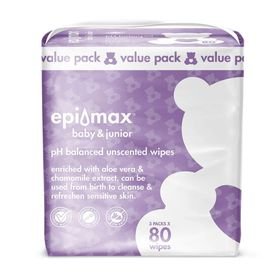 Epi-Max Baby Sensitive Wipes 3 (80) Pack