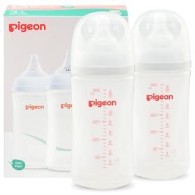 Pigeon SofTouch Nursing Bottle 240ml - Twin Pack
