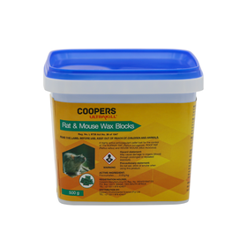Coopers Rat & Mouse Wax Blocks - 500g