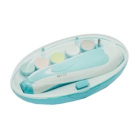 Baby Nail Trimmer Electric File Set with Light Replacement Heads