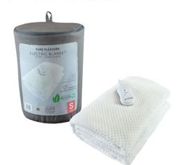 Pure Pleasure Single Coral Fleece Fitted Elctric Blanket Tog Bag