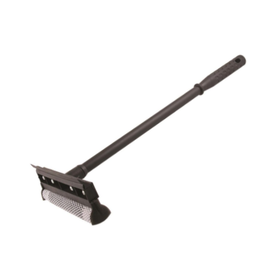 Supply Partners Black Plastic Handheld Window Squeegee - 250mm Wide Sponge