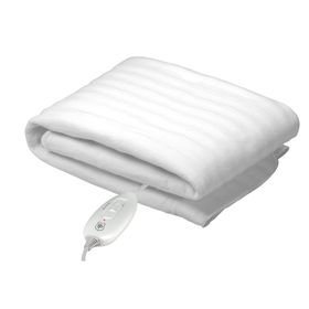 PURE PLEASURE White Single Tie-down Electric Blanket 75x150