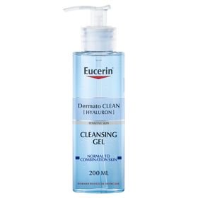 Eucerin DermatoClean Face Cleansing Gel, for Sensitive Skin, 200ml