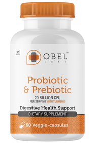 Obel Probiotic & Prebiotic Supplement| 20 Billion CFU | 60 Capsules