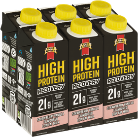 High-Protein Recovery Milk - Strawberry Vanilla - 6x 250ml