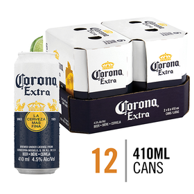Corona Premium Beer 12 x 410ml Cans