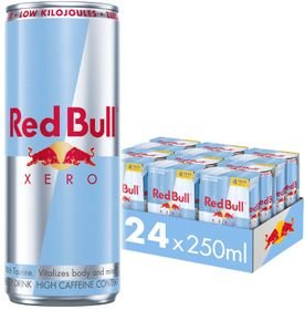 Red Bull Xero Energy Drink 250ml Case (6 x 4 Pack)