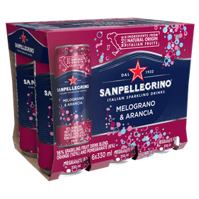 San Pellegrino Melograno & Arancia Italian Sparkling Drink 6x330ml