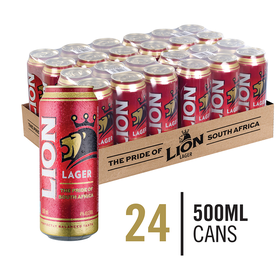 Lion Lager Local Beer 24 x 500ml Can