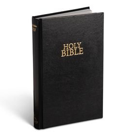 NIV English Black Baladek Hardcover Bible