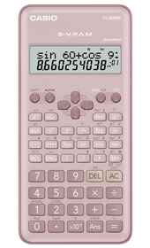 CASIO fx-82MS 2nd Edition Pink Basic Scientific Calculator