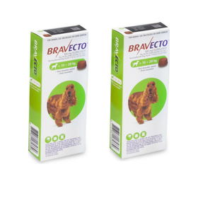 Bravecto Chewy Tablet-Medium Dog(>10-20Kg)Flea & Tick, Long Lasting -2 Pack