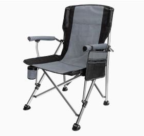 Heavy Duty Folding Camping Chair with Cup Holder, Side Pocket & Cover