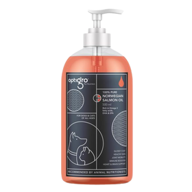 Salmon Oil for Dogs & Cats -500ml - Skin, Coat, Joint & Immune Support,Pump