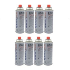 SAFY GAS Camping Gas Butane Canisters - MGT-230 - Pack of 8