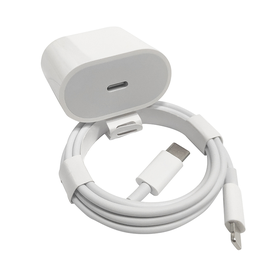 20 watts fast charger for iphone with USB-C to Lightning Cable