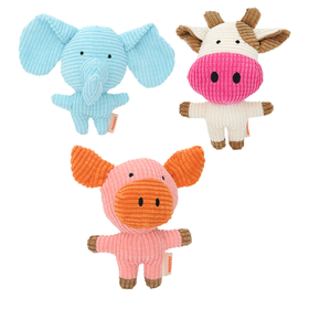 Stuffed Dog Plush Toys with Squeaker Safe and Durable Chew Toys