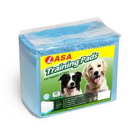LASA Dog Potty Training Absorbent Pee Pads - White (100 Pack)