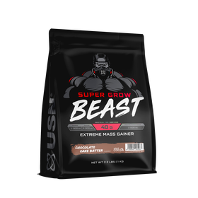 USN Super Grow Beast 1kg Bag Choc Cake Batter