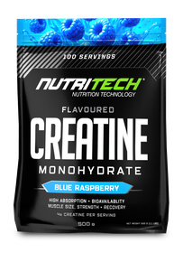 Nutritech Creatine Monohydrate Blue Raspberry 500g