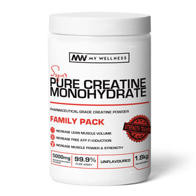 My Wellness Pure Creatine Monohydrate 1.8kg Unflavoured (360 servings)