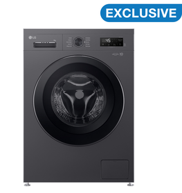 LG 8kg Front Loader Inverter Direct Drive with Steam Black Finish F2Y1TYP6J