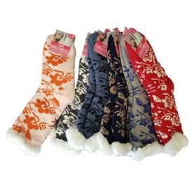6 Pairs Of Thermal Socks - Winter Socks - Assorted Design & Colour