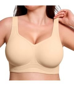 Women's Wire-Free Seamless Jelly Bra, Seamless, Comfortable, and Supportive