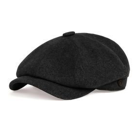 Refined Tweed Newsboy Cap For Men and Women