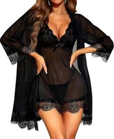Sexy Lingerie, Sexy Dressing, Babydoll Gown Night Dress Sleepwear Women
