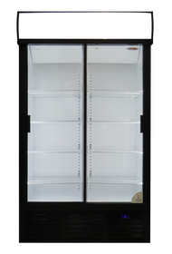 748L Double Glass Door Beverage Cooler - Fridge Star ES1140SL
