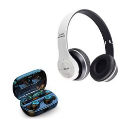 Wireless Headphones & Earbuds Combo