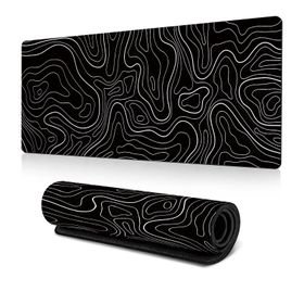 Upgraded Large Size Anti-Slip Black&White Art Gaming Mouse Pad Desk Mat