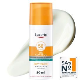 Eucerin Face Sunscreen Oil Control Gel-Cream Dry Touch, SPF 50+, 50ml