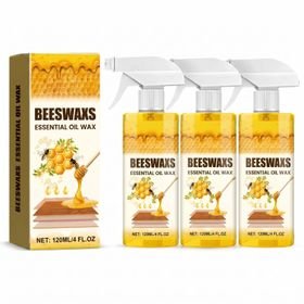 Beeswax Wood Polish Spray for Furniture 3 Pack