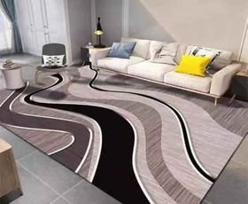 200cm by 150cm - Modern 3D Geometric Design Area 4 Rug
