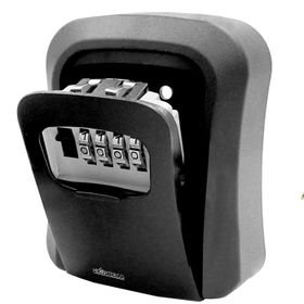 Wall Mounted Aluminium Key Lock Box-Black