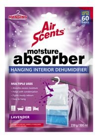 Shield - Airscents Moisture Absorber Hanging Interior Dehumidifier Lavender