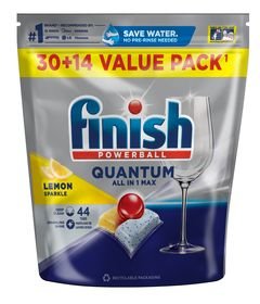 Finish 30+14 - Auto Dishwashing Quantum Thermo-Forming Tablets - Lemon