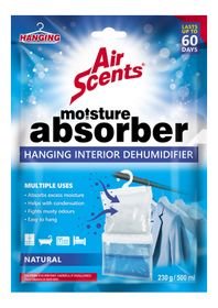 Shield - Airscents Moisture Absorber Hanging Interior Dehumidifier Natural