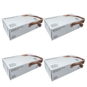 Disposable Gloves - Clear Powder Free 100s - 4 Pack